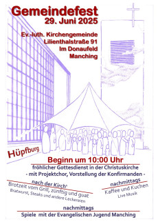 Einladung zum Gemeindefest am 29.06.2025