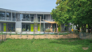 Evang. Kita Kunterbunt Außenansicht